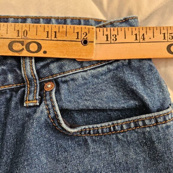 EUC WE THE FREE FREE PEOPLE HI RISE MOM JEAN SIZE 28 - Picture 13 of 15